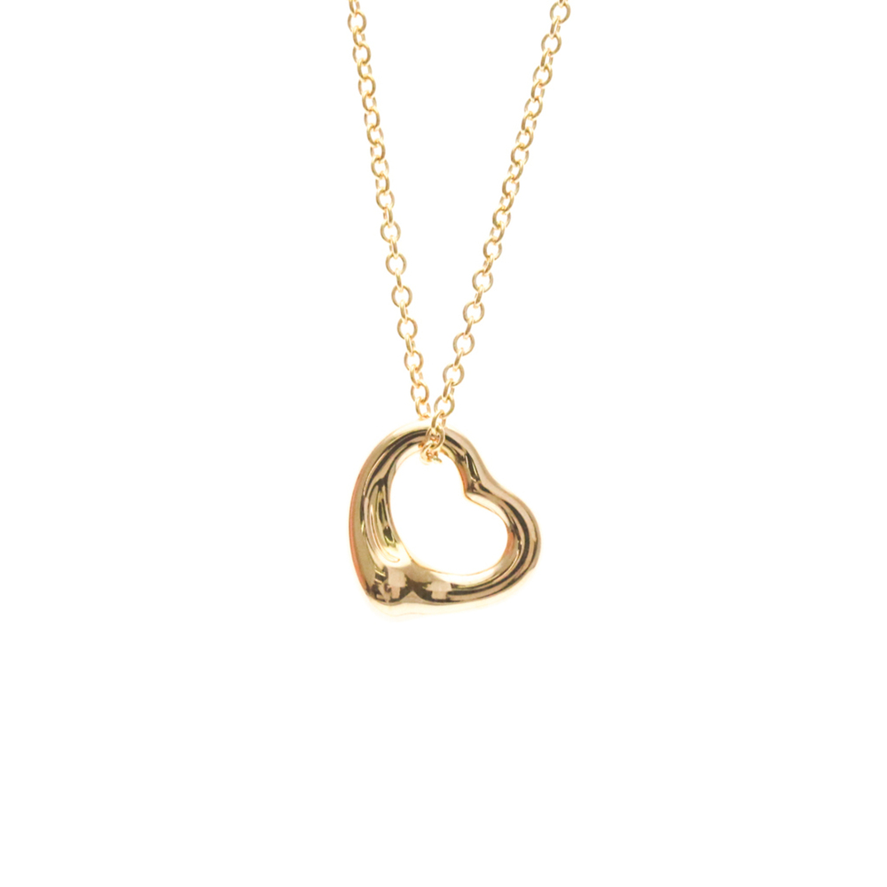 TIFFANY 18k Gold Heart Necklace